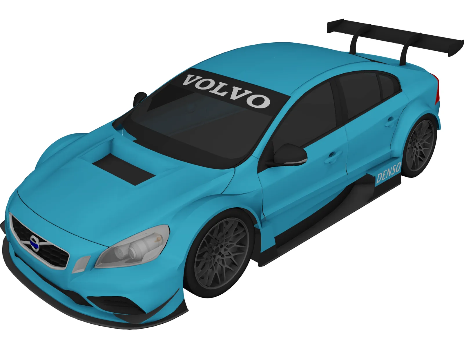 Volvo S60 STCC (2011) 3D Model