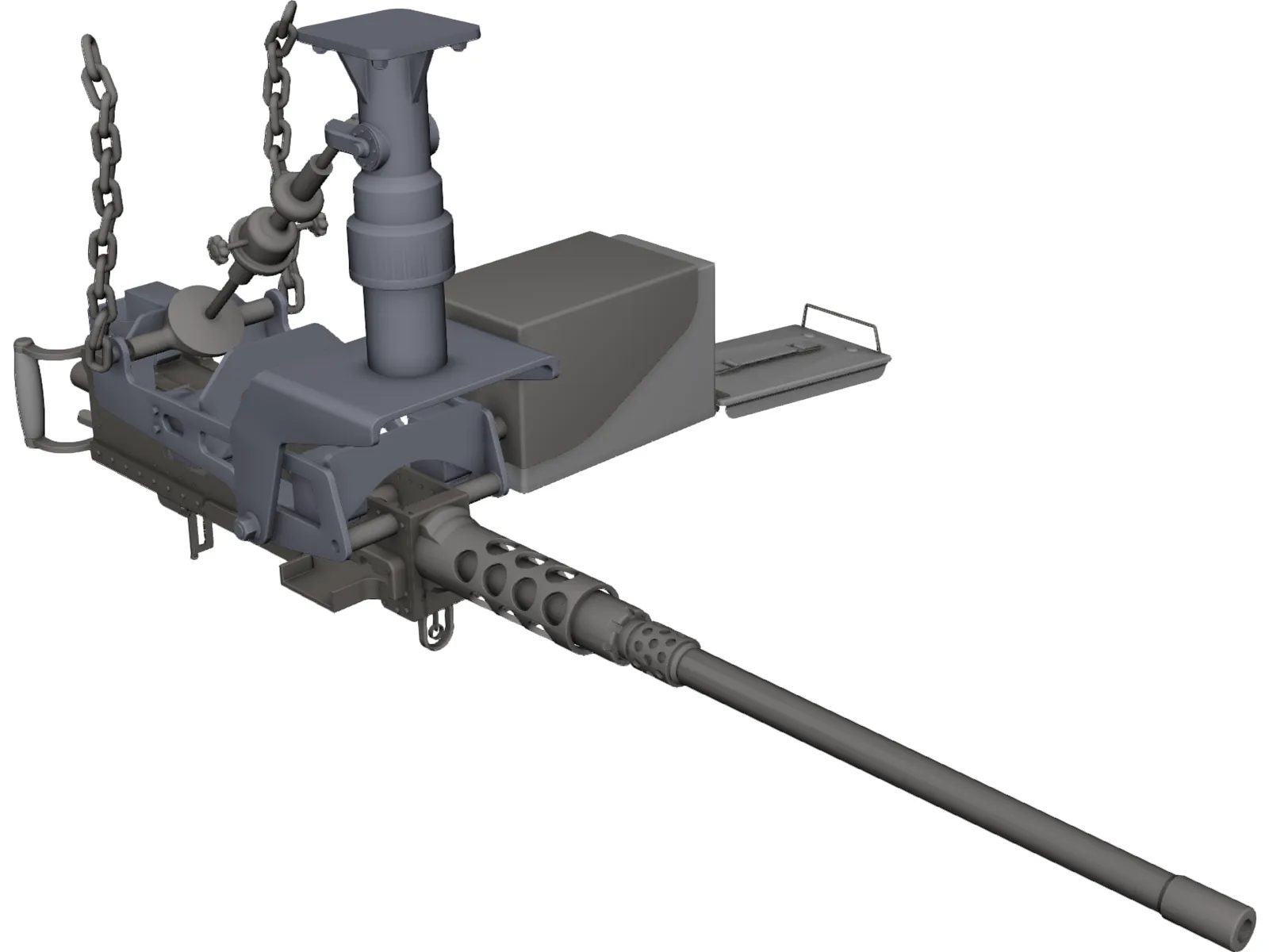 Browning 50 cal. 3D Model