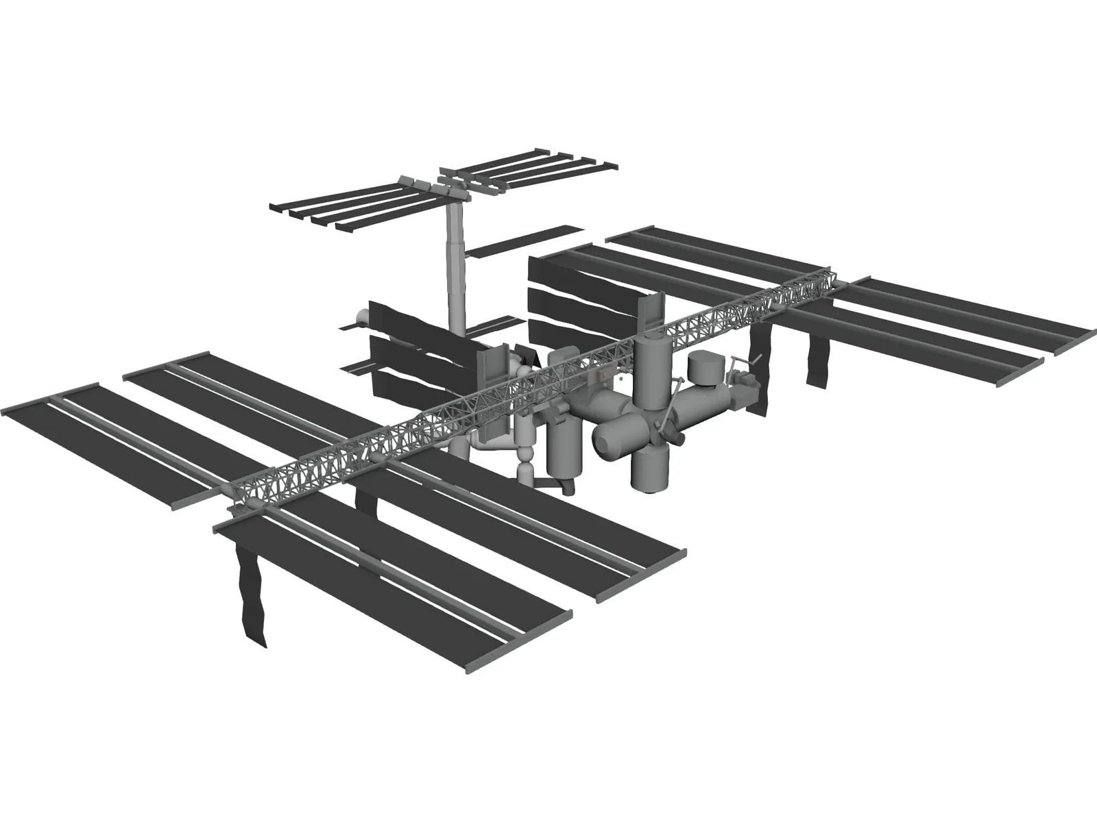 International Space Station (ISS) 3D Model