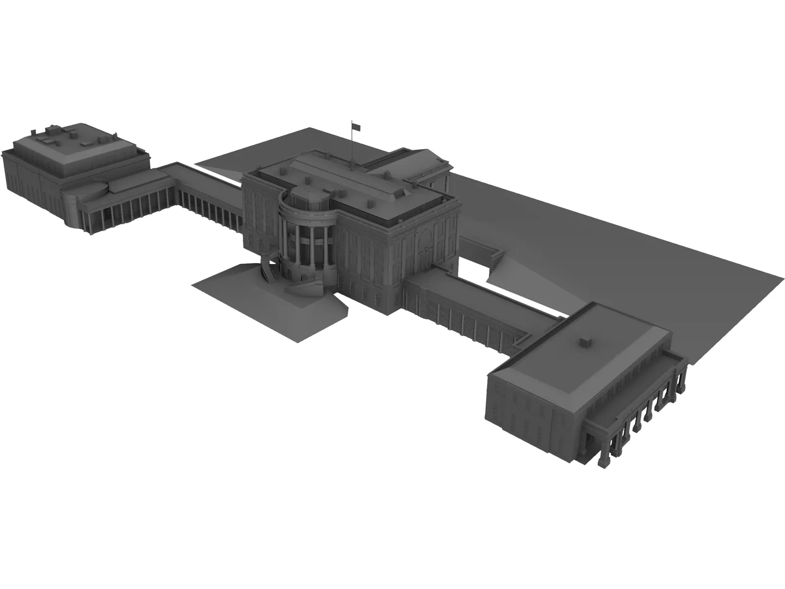 White House 3D Model