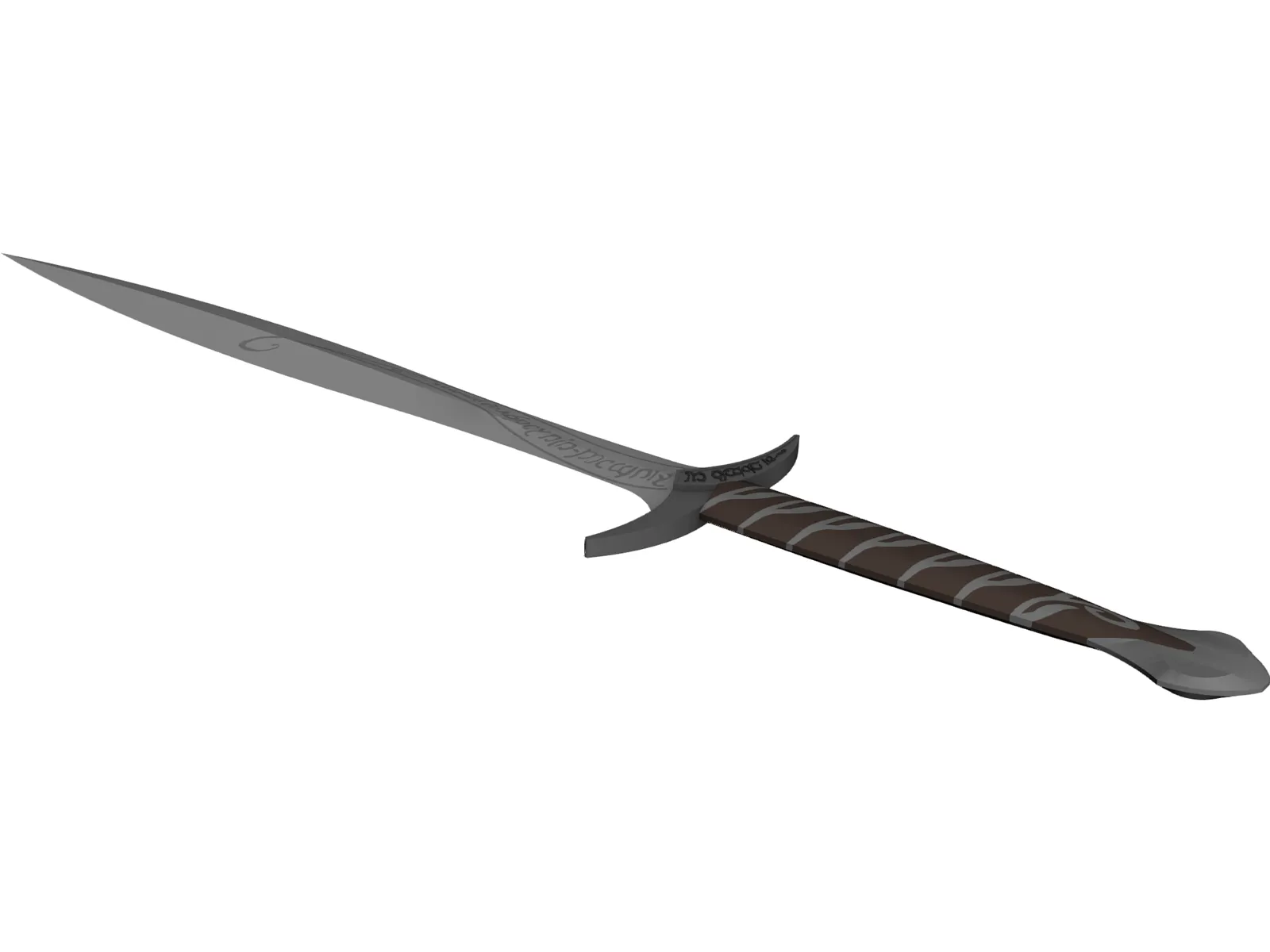 Sting Sword 3D Model