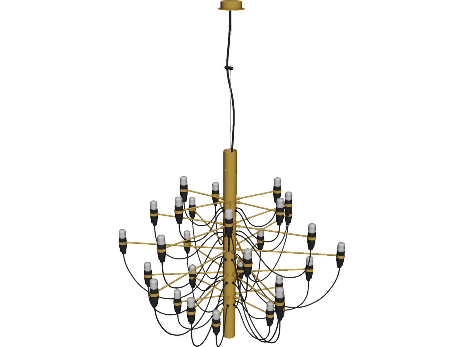 Flos 2097 Chandelier 3D Model