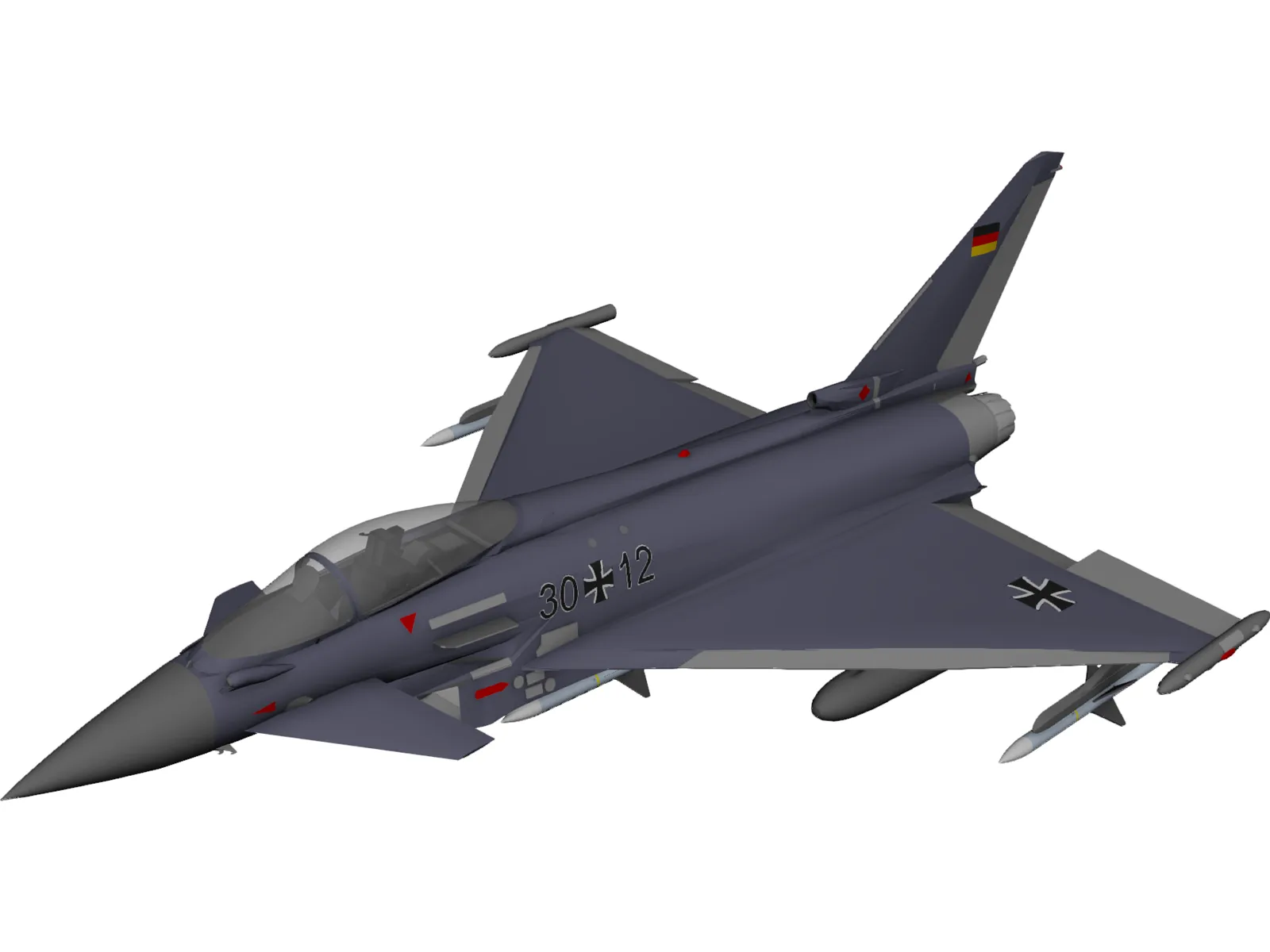 Eurofighter Typhoon 3D Model