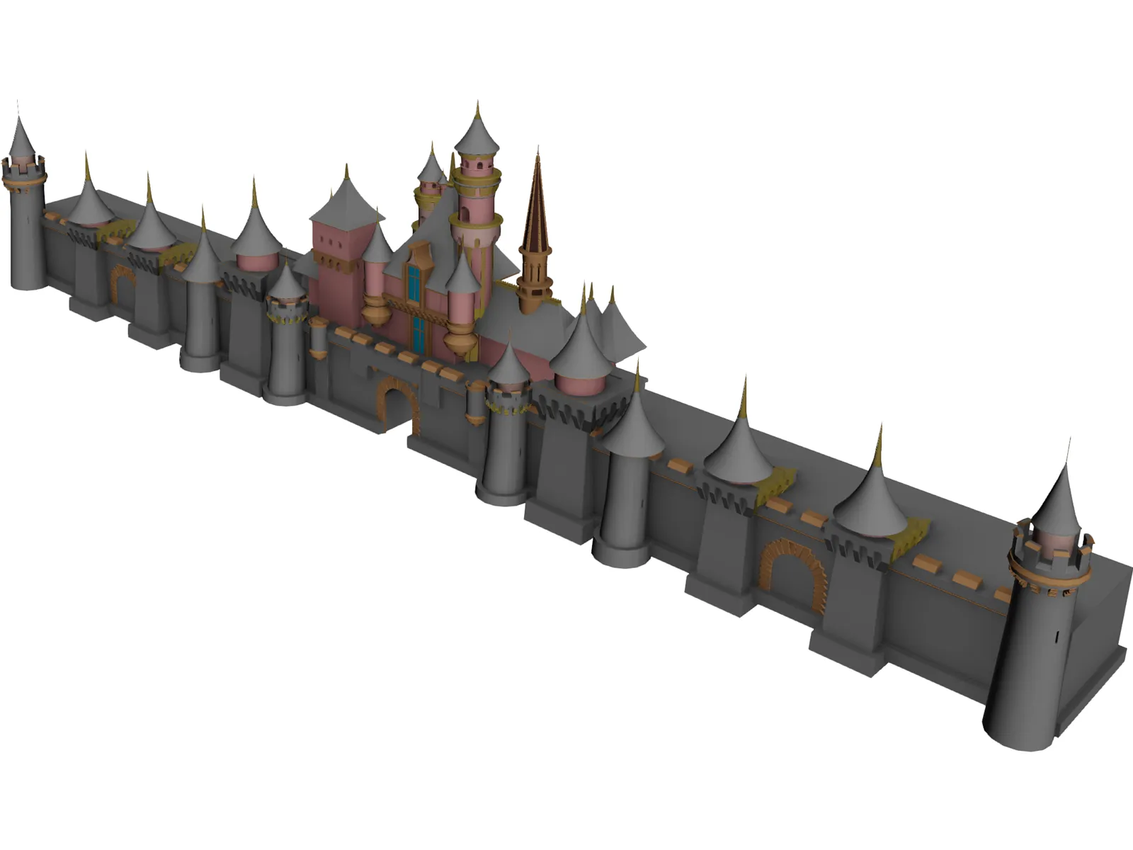 Disney World 3D Model