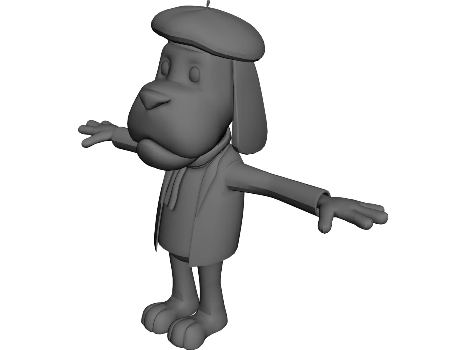 Bizoo Dog 3D Model