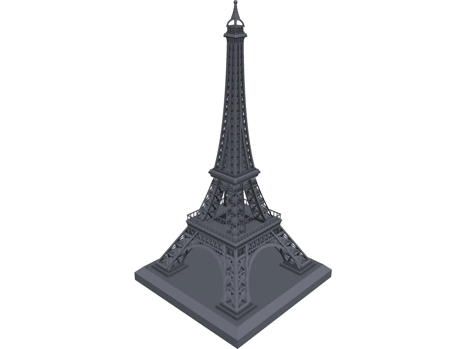 Eiffel Tower CAD Model - 3DCADBrowser