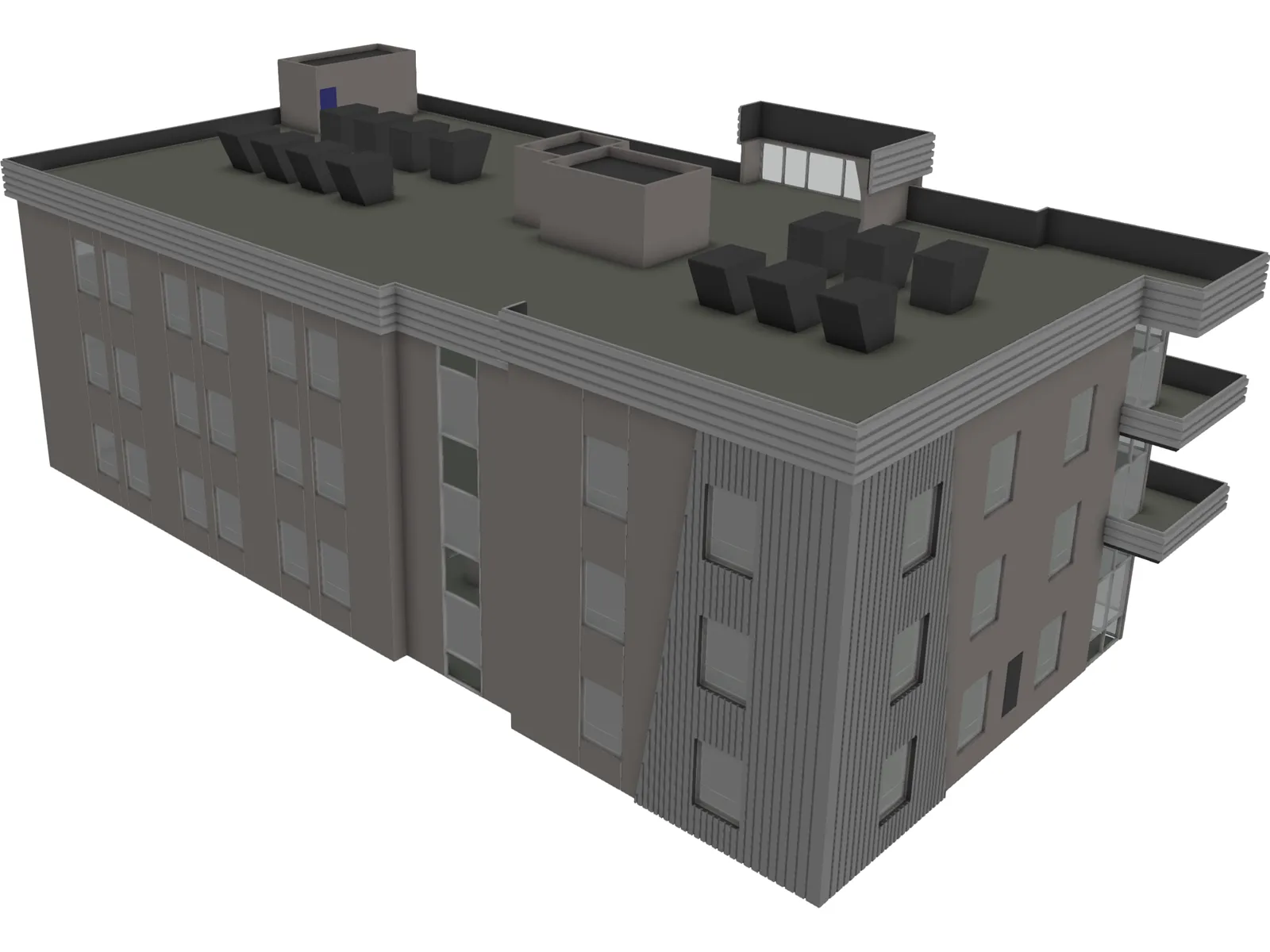 Office Building 3D Model