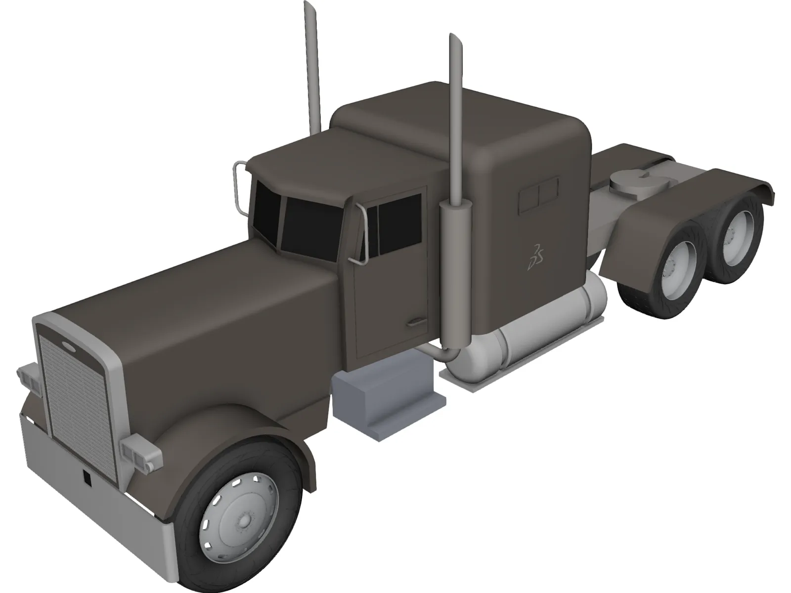 Peterbilt 359 (1975) 3D Model