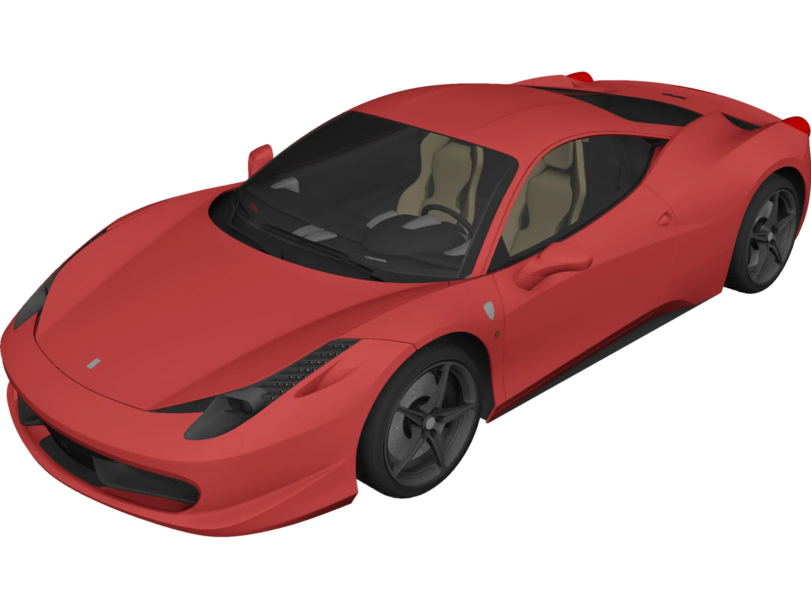 Ferrari 458 Italia 3D Model