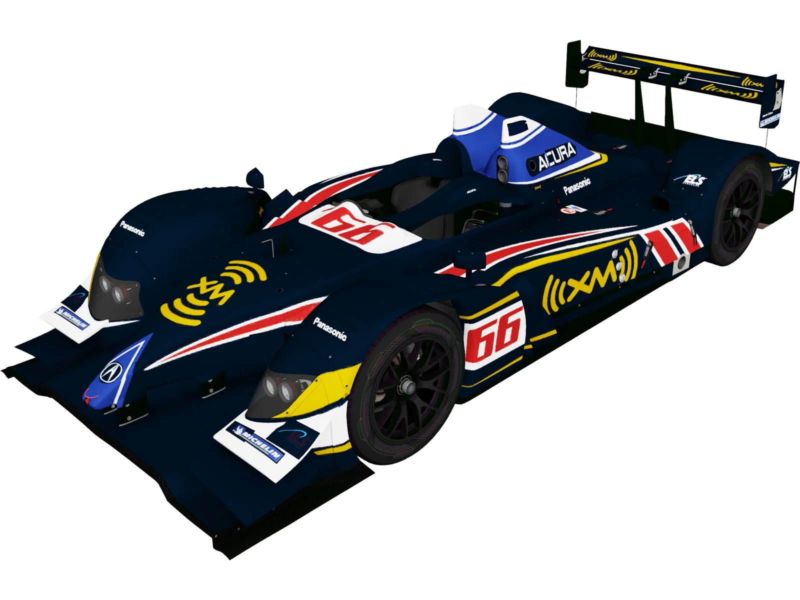 Acura ARX (2009) 3D Model