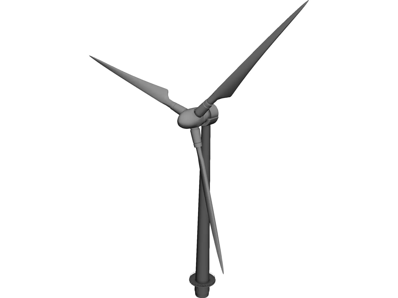 Ocean Windmill 3D Model