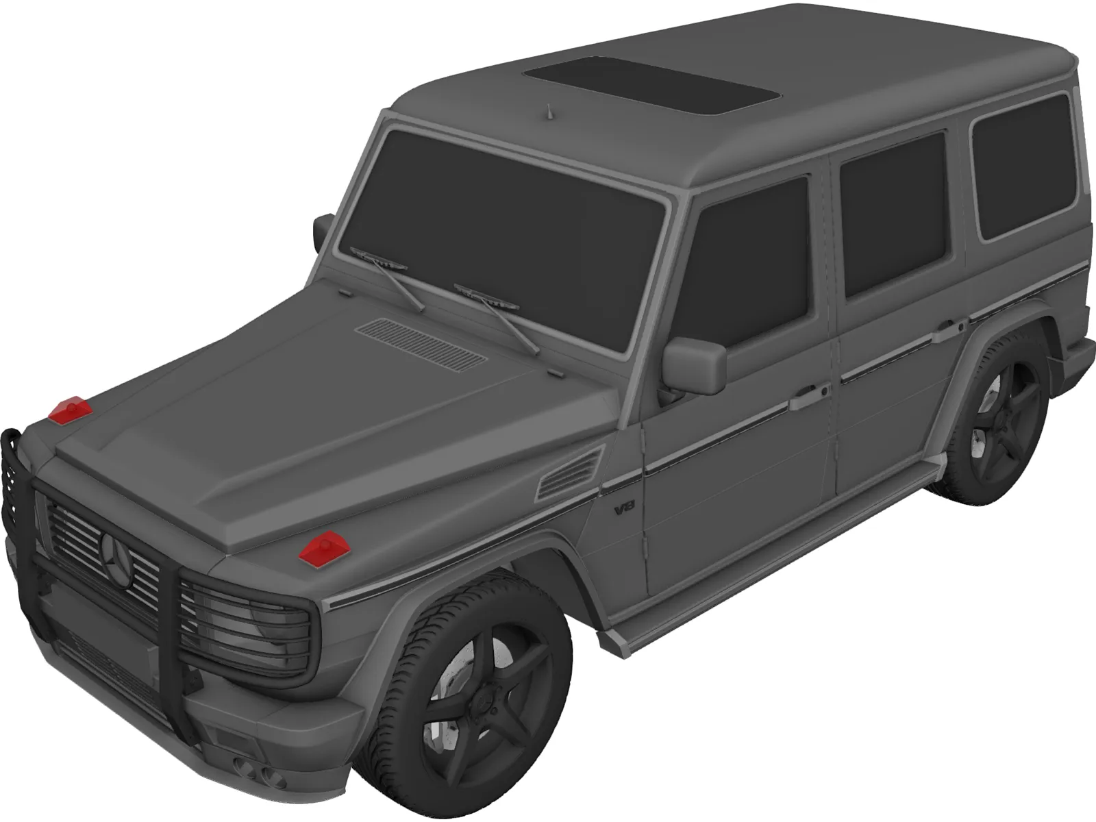 Mercedes-Benz G-Glass 3D Model