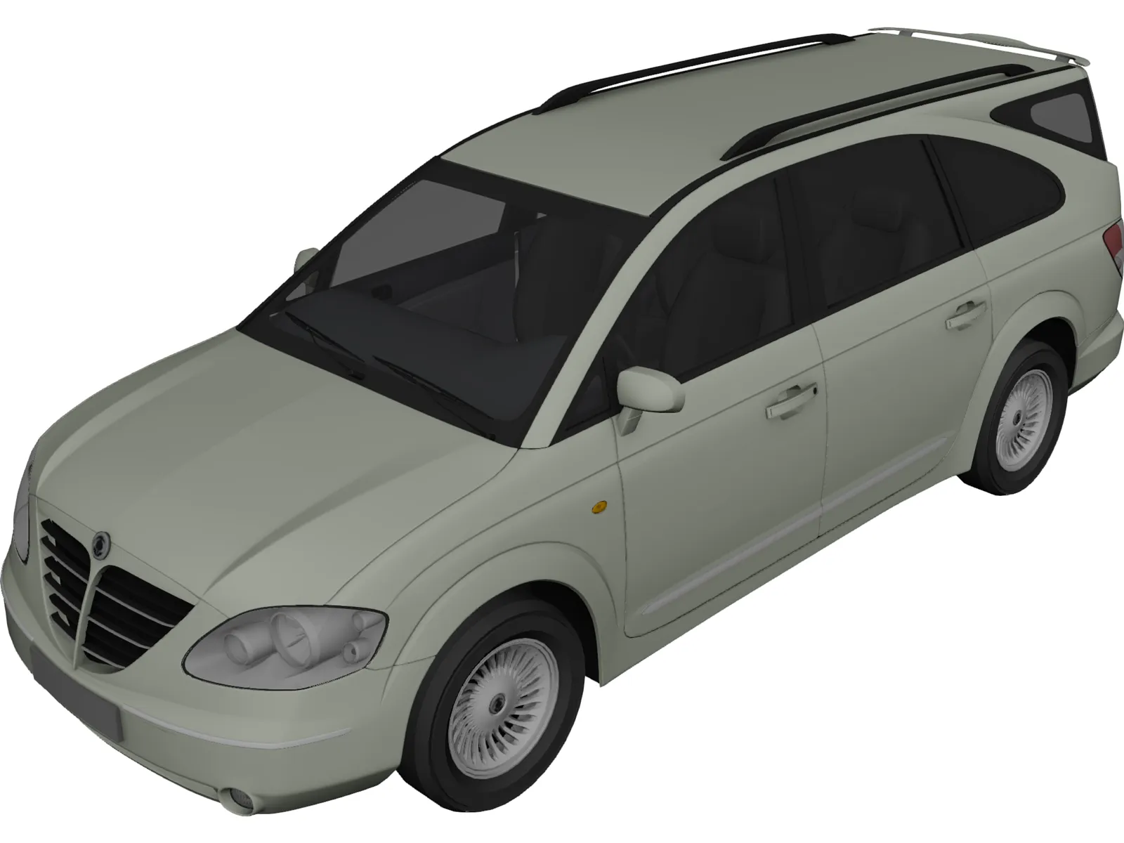 SsangYong Rodius 3D Model