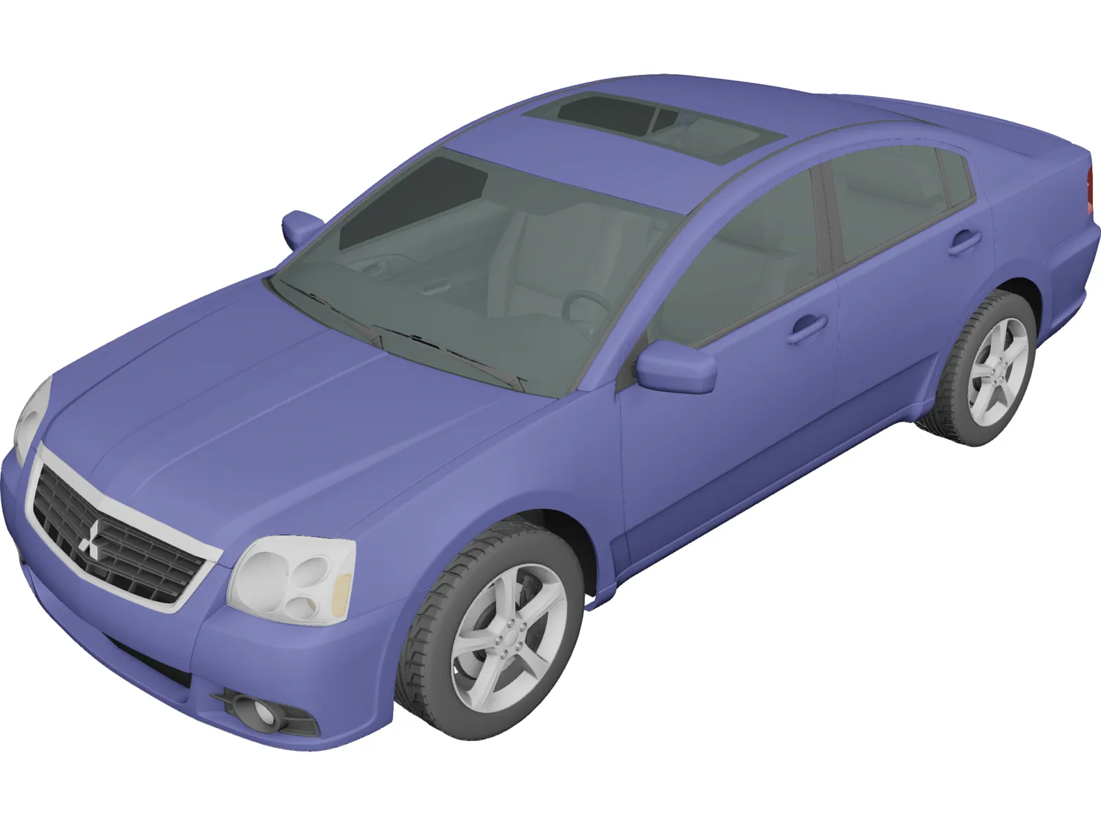 Mitsubishi Galant (2009) 3D Model