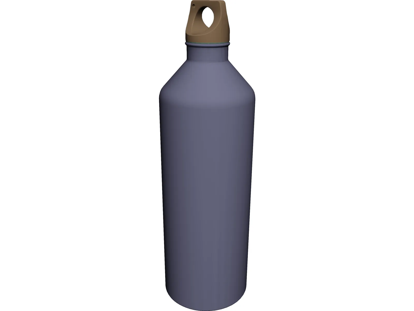 Aluminum Water Bottle 3D Model