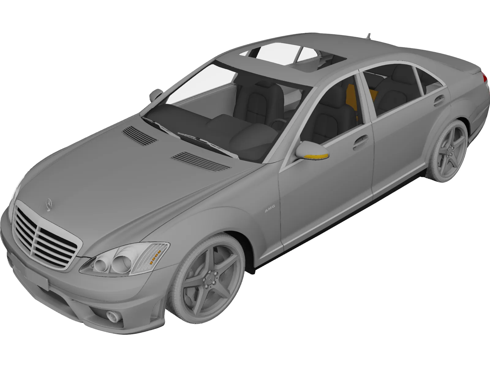 Mercedes Benz Car Logo free 3D model