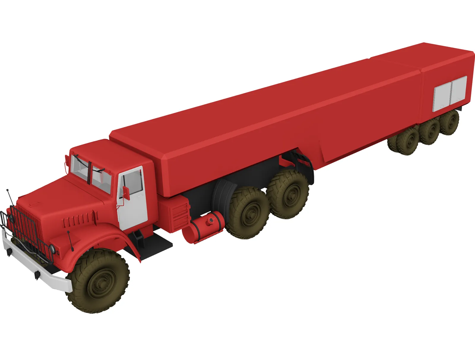 Kraz-6443 3D Model