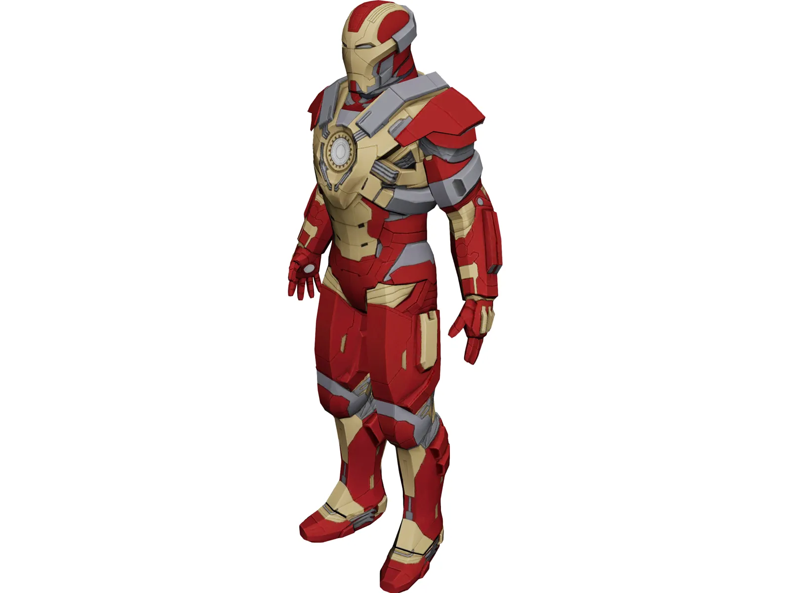 Iron Man Heartbreaker 3D Model