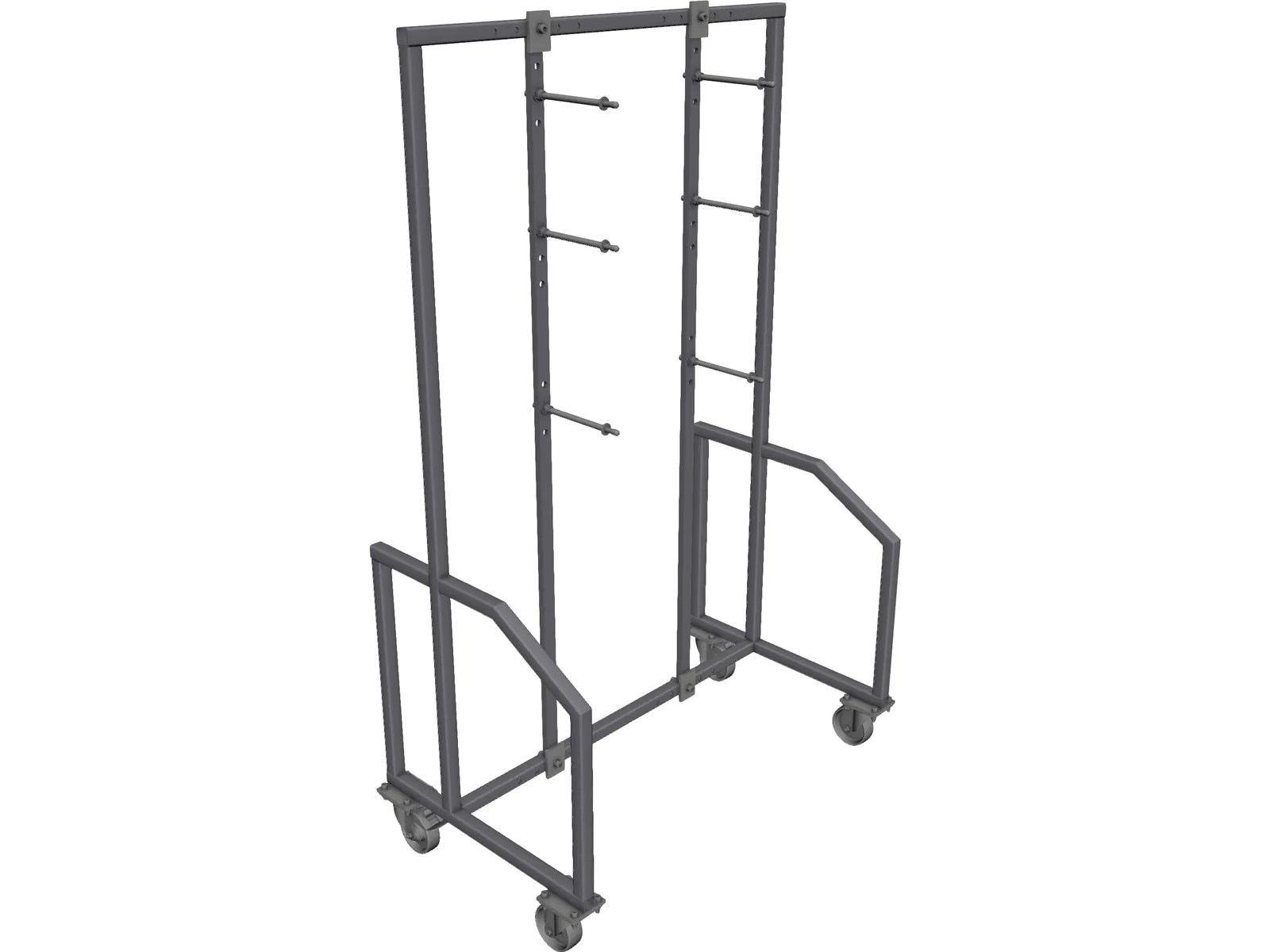 Fixture Shelve Rack 3D Model