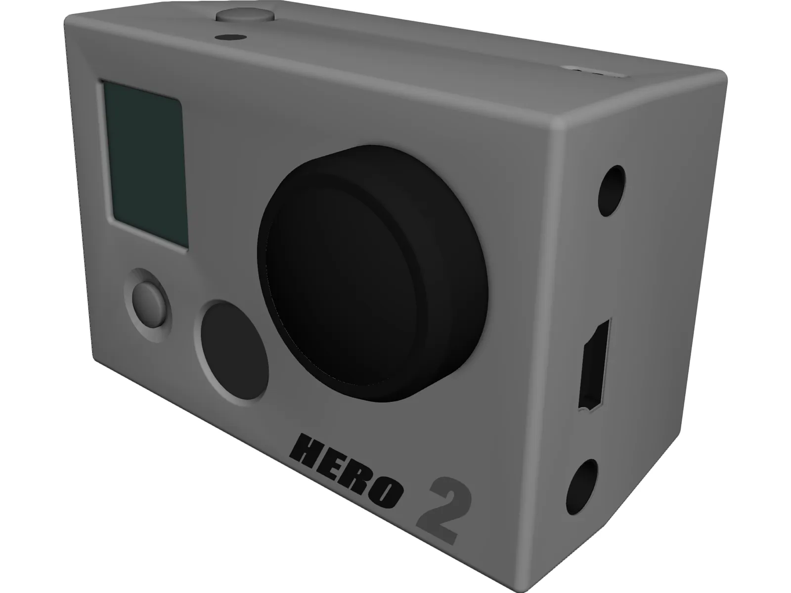 GoPro HD Hero 2 3D Model