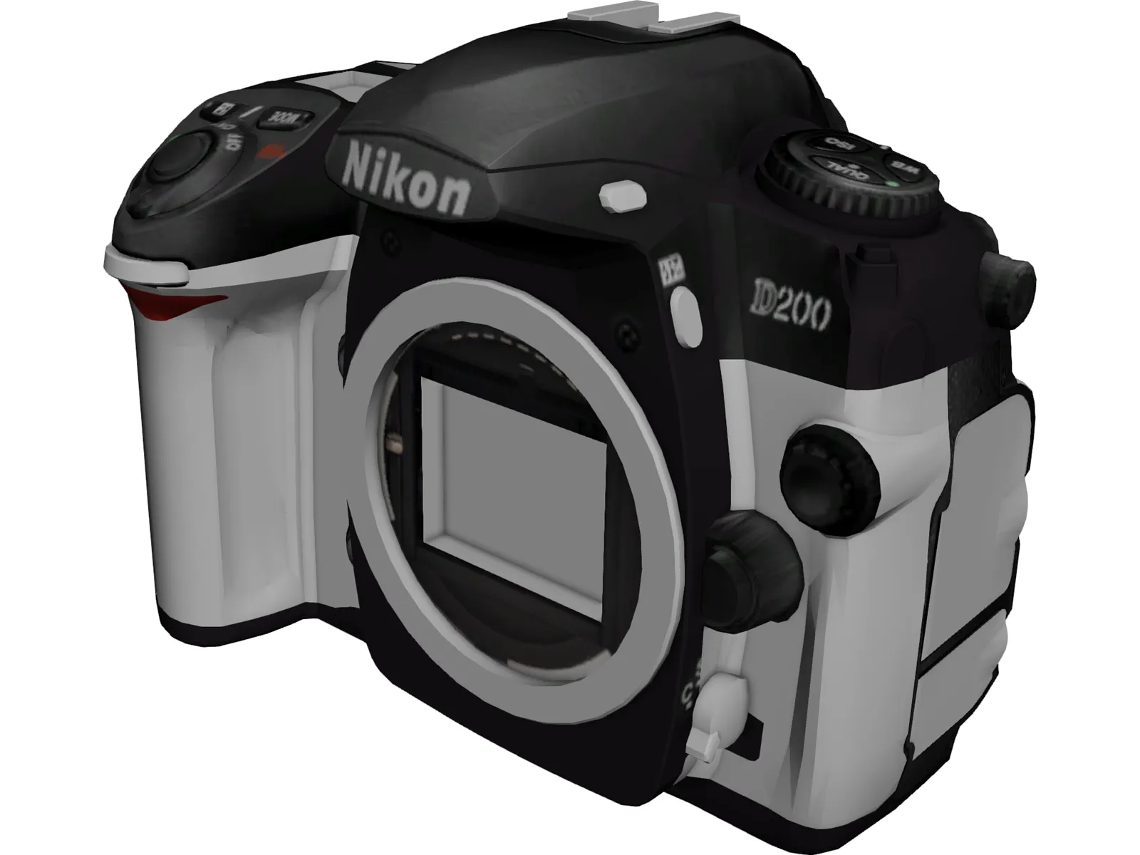 Nikon D200 3D Model
