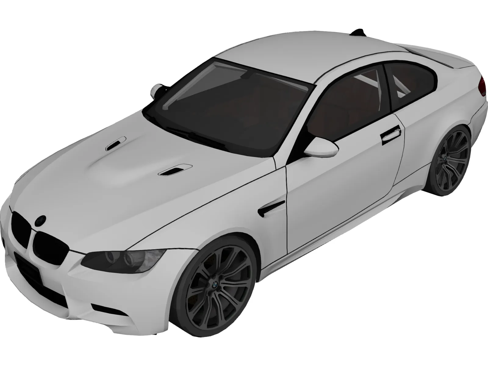 BMW M3 E92 3D Model