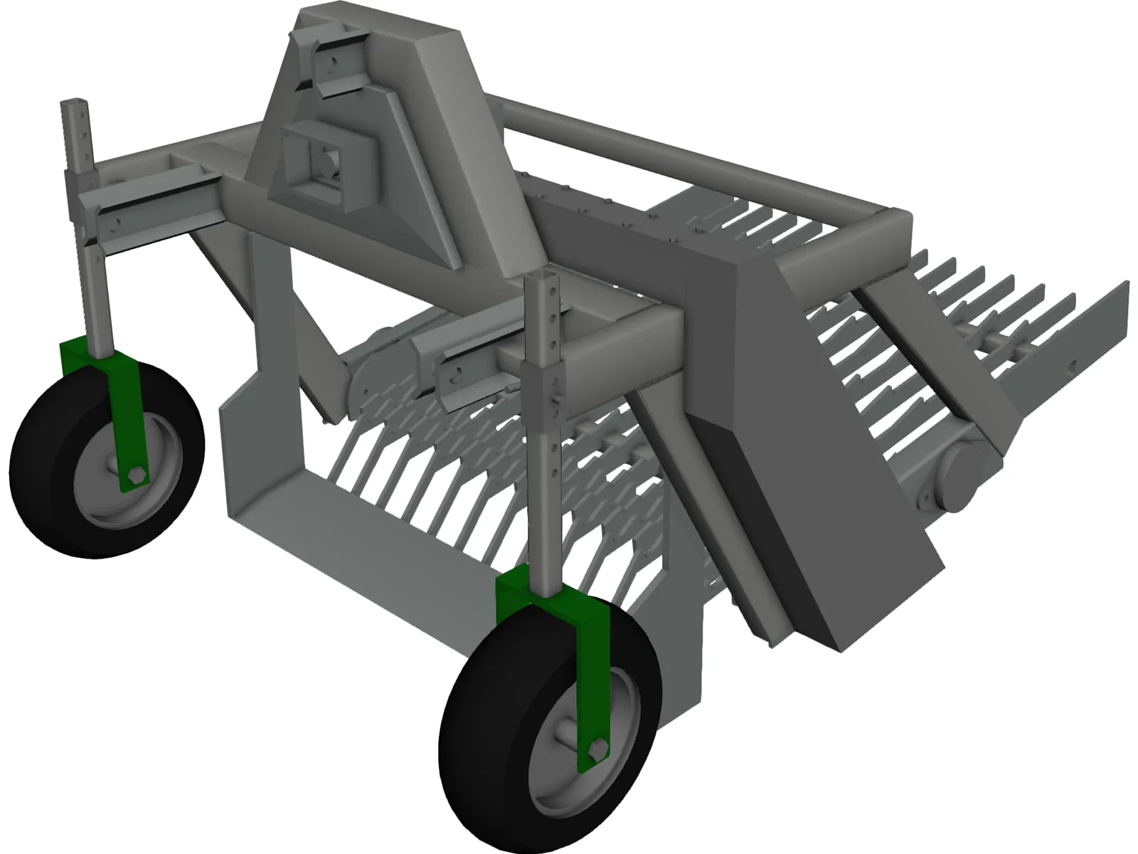 Seedlings Digger 3D Model