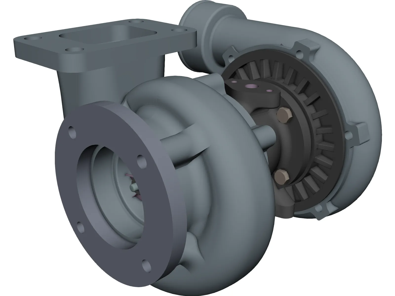 Turbocharger 3D Model