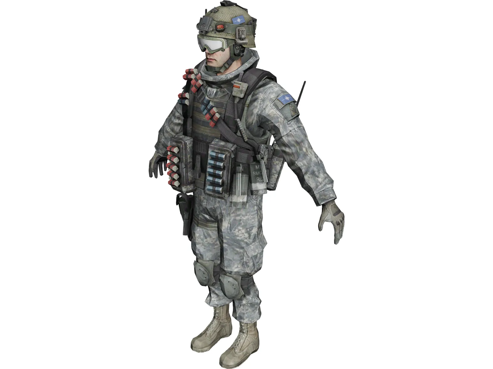 Soldier 3D Model