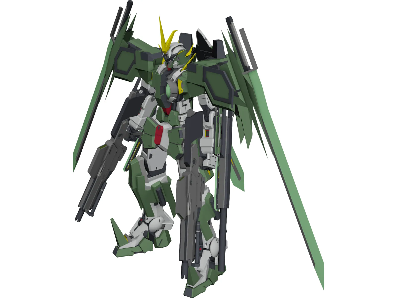 Gundam Dynames Third 3D Model