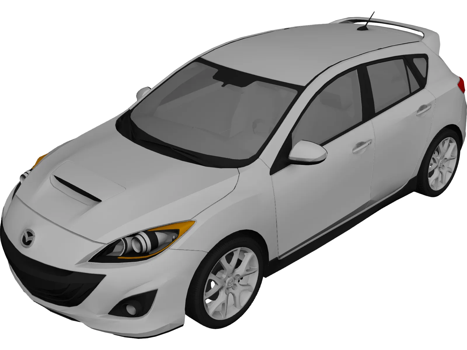 Mazda 3 MPS (2010) 3D Model