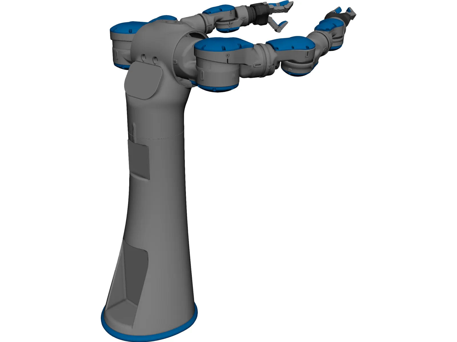 Two-Armed Industrial Robot 3D Model