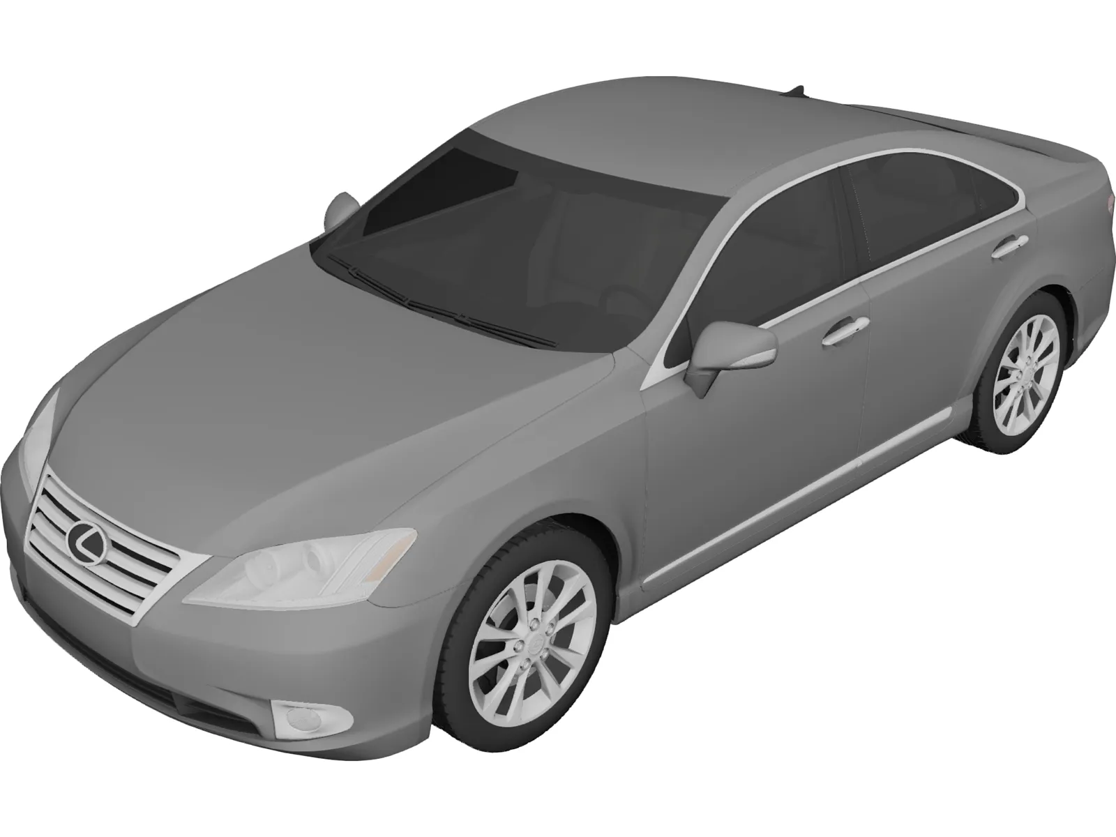 Lexus ES350 (2008) 3D Model