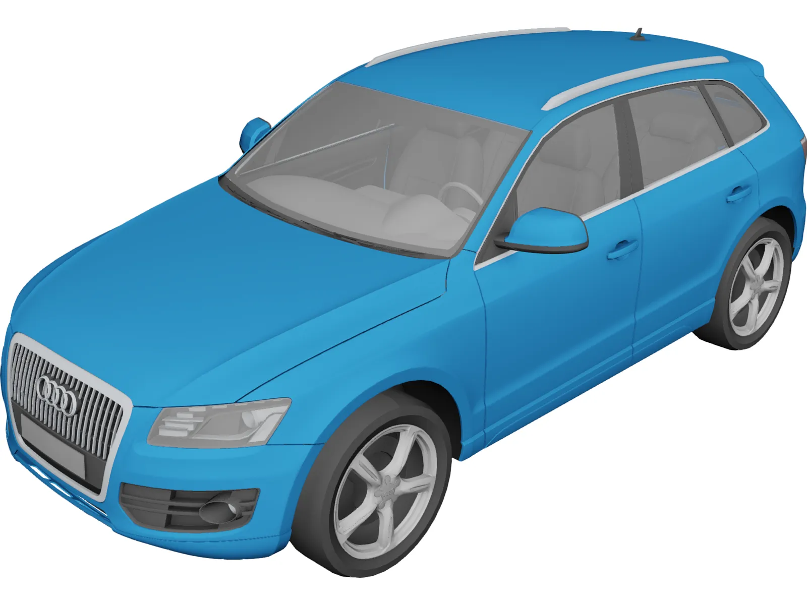 Audi Q5 (2009) 3D Model