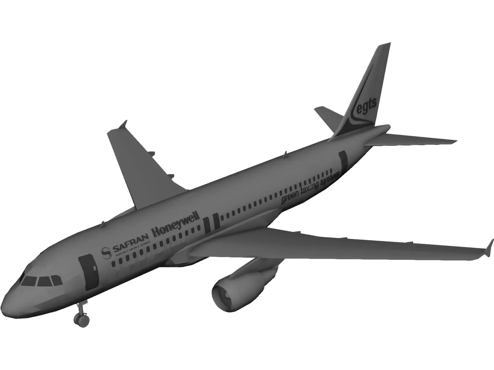 Airbus A380 3D Model