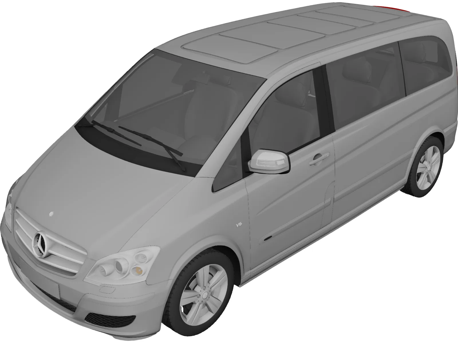 Mercedes-Benz Viano (2010) 3D Model