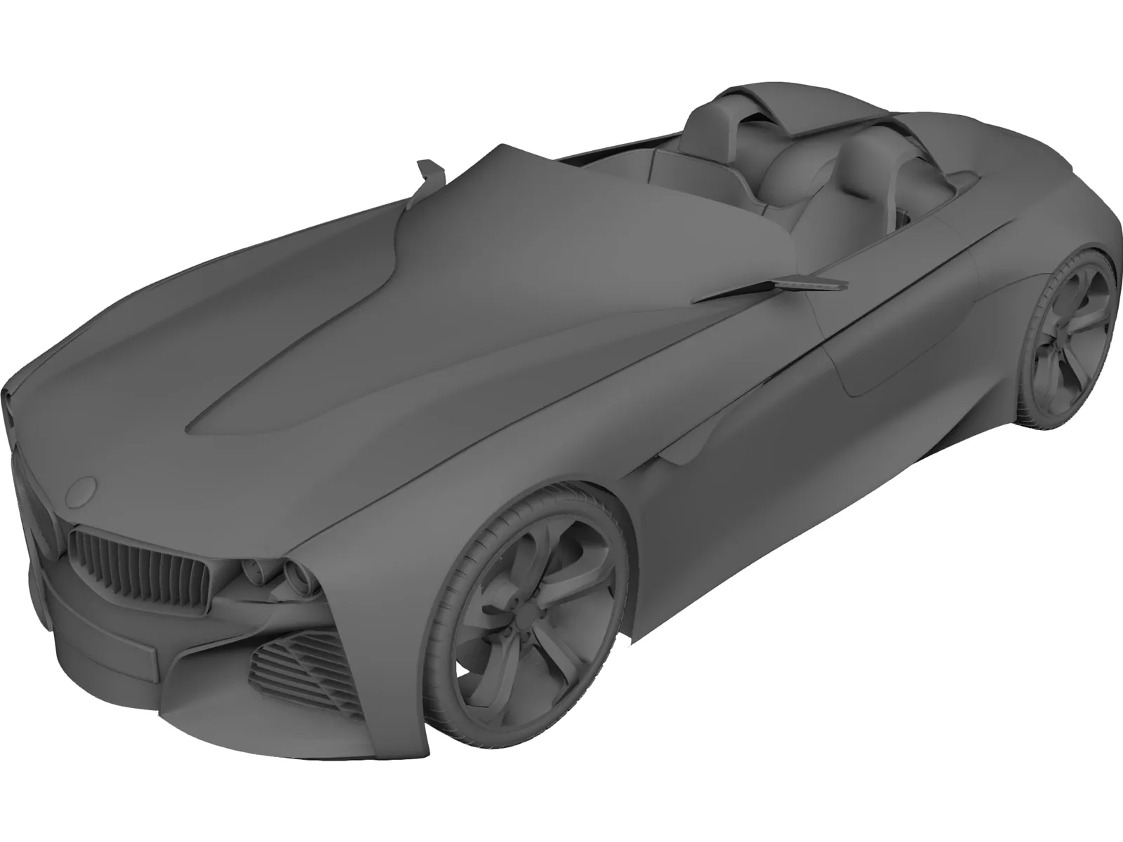 BMW Vision Connected Drive Concept (2011) 3D Model