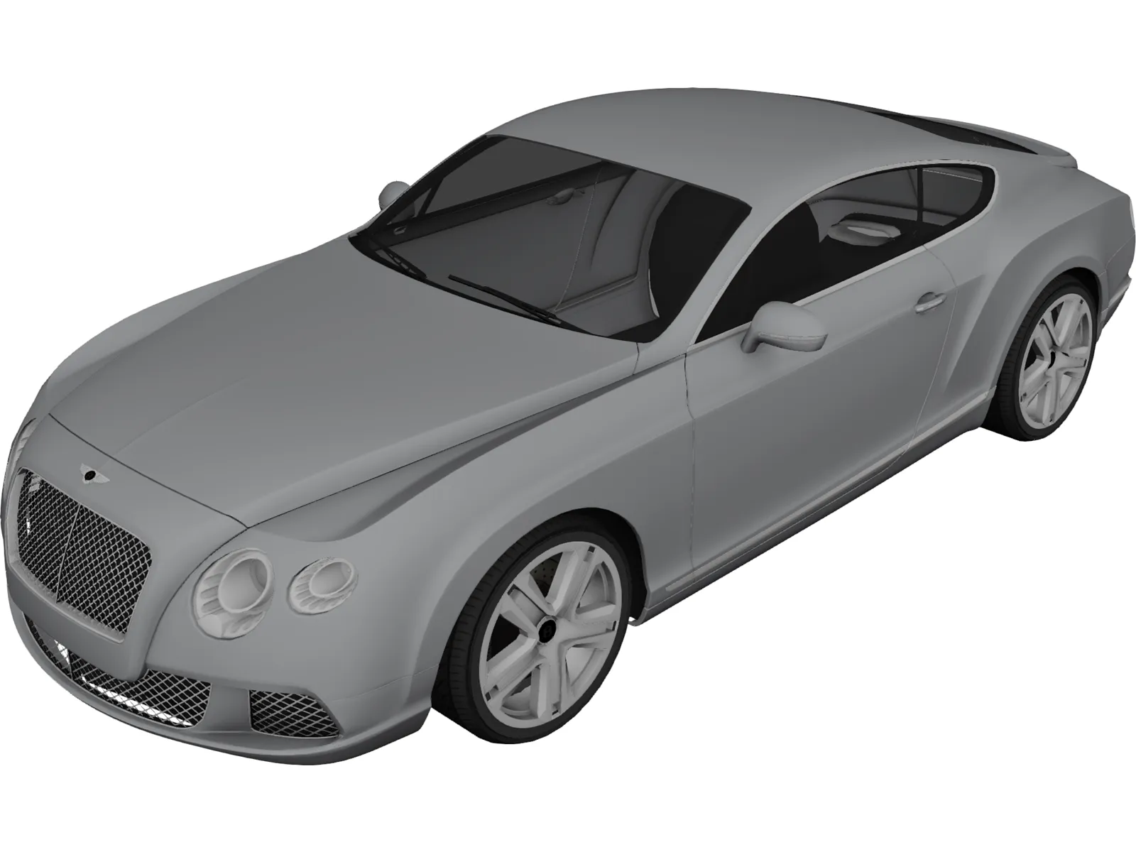 Bentley Continental GT (2012) 3D Model