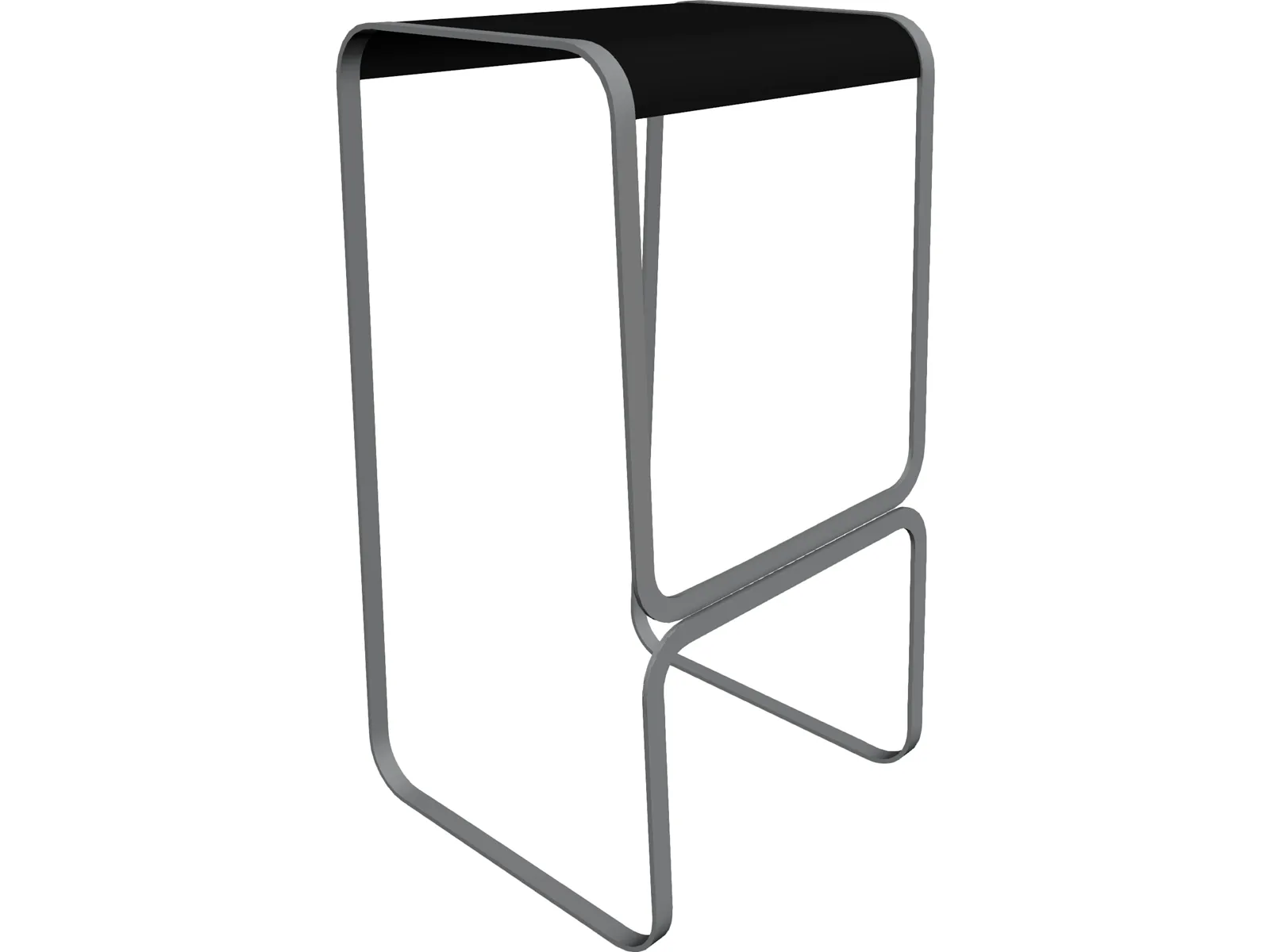 Bar Stool Continuum 3D Model