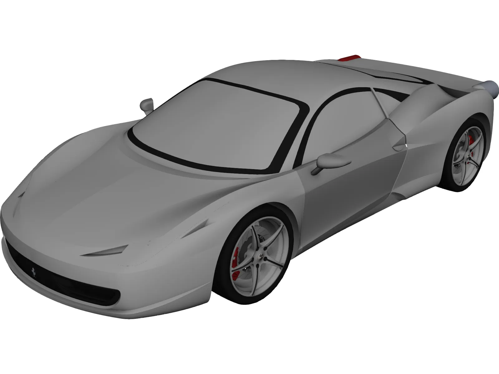 Ferrari 458 Italia 3D Model