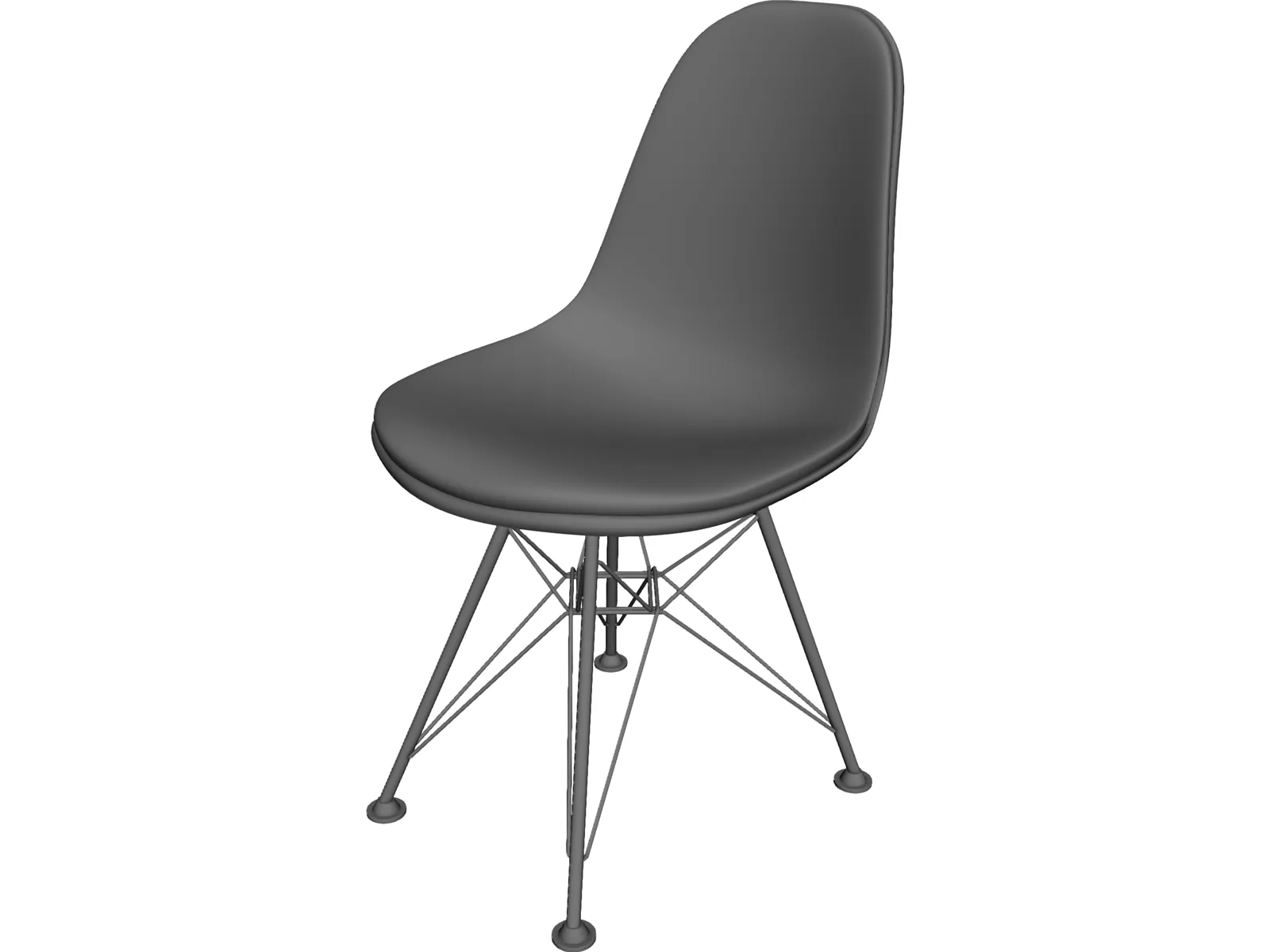 Plastic Side Chair 3D Model