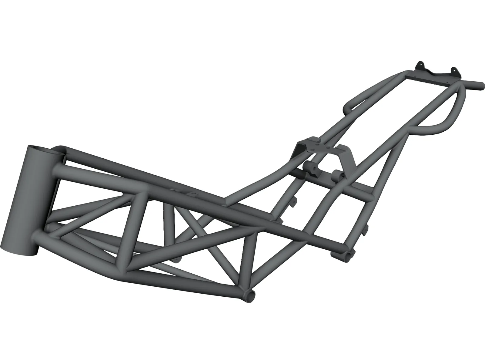 Ducati Monster M900 Frame 3D Model