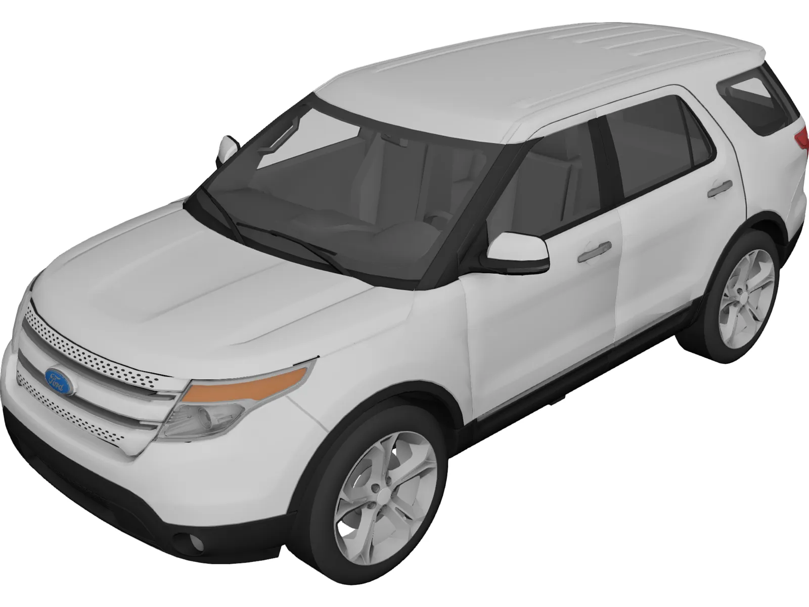 Ford Explorer (2011) 3D Model