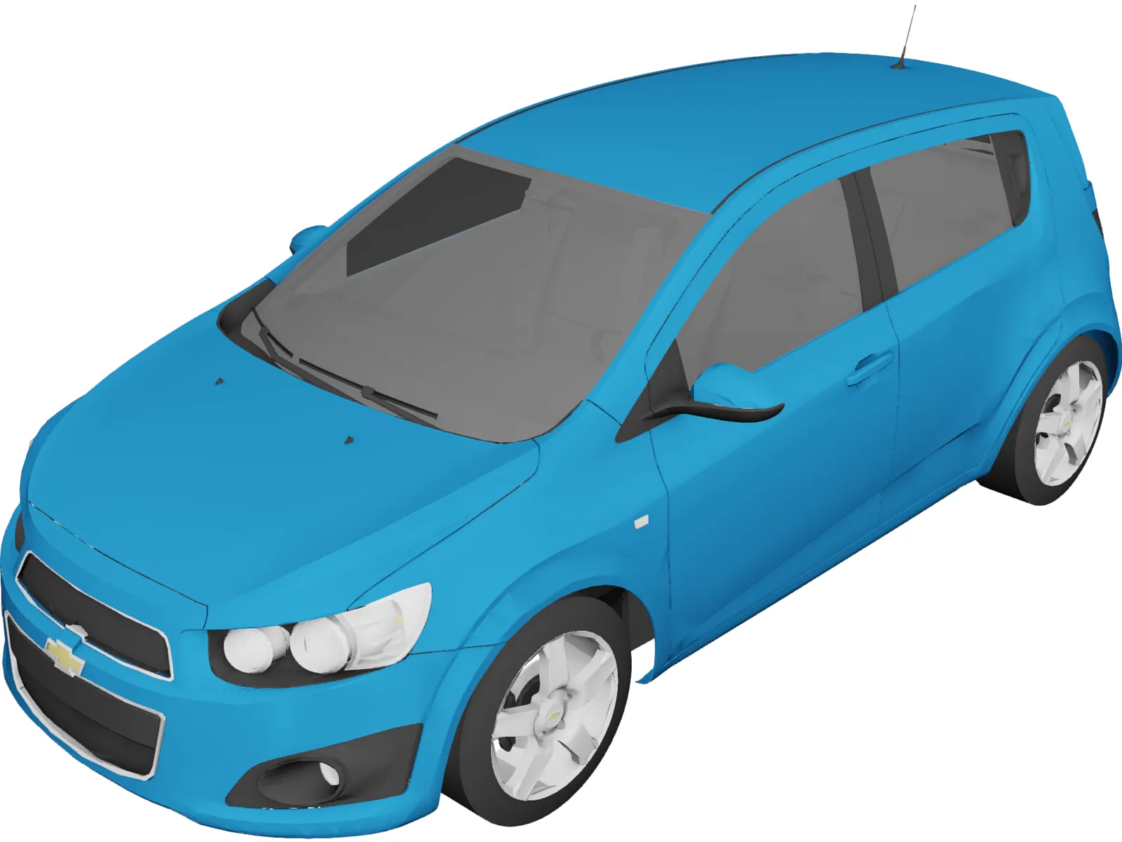 Chevrolet Aveo (2011) 3D Model