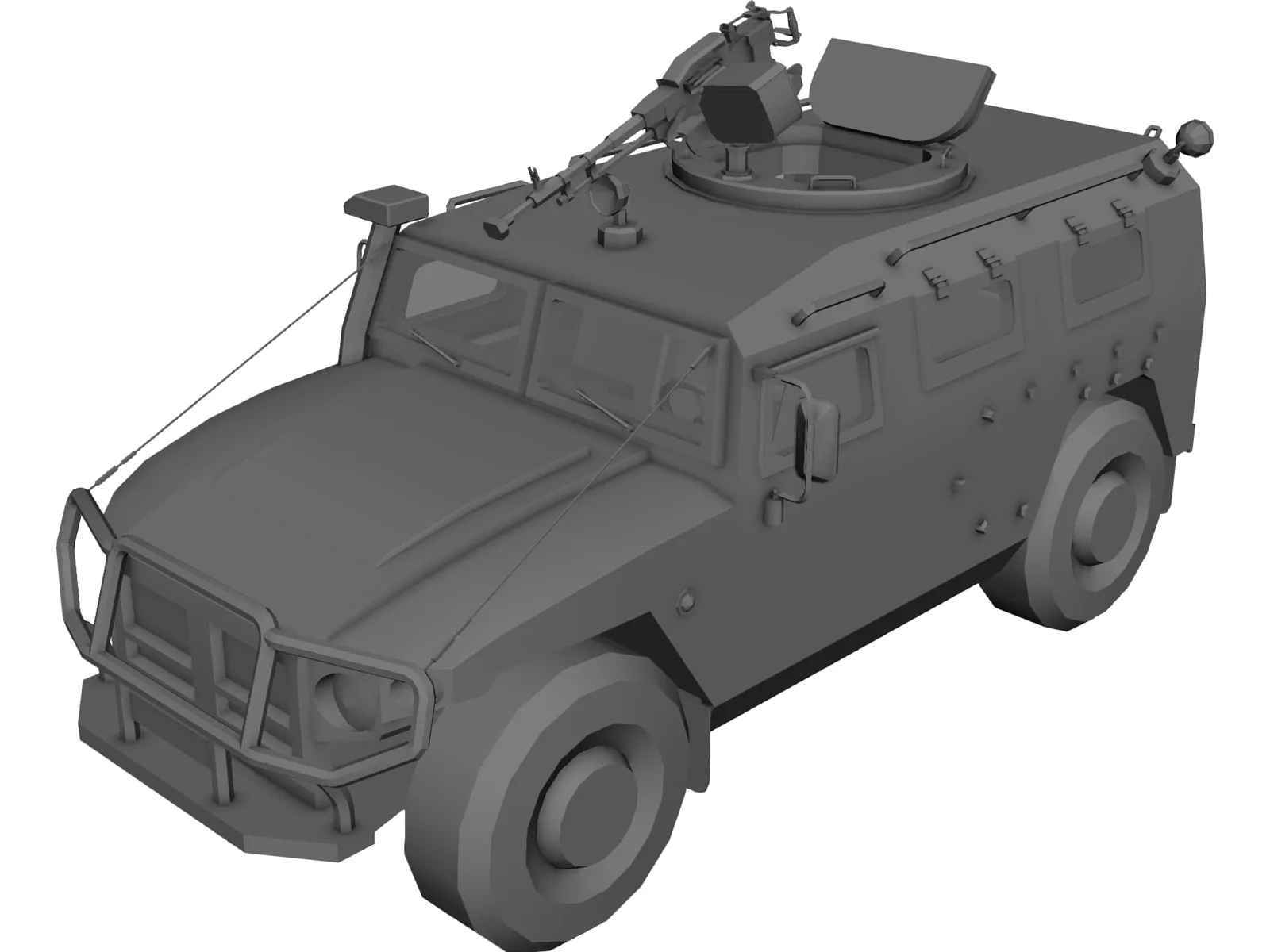 GAZ 2975 Tiger 3D Model