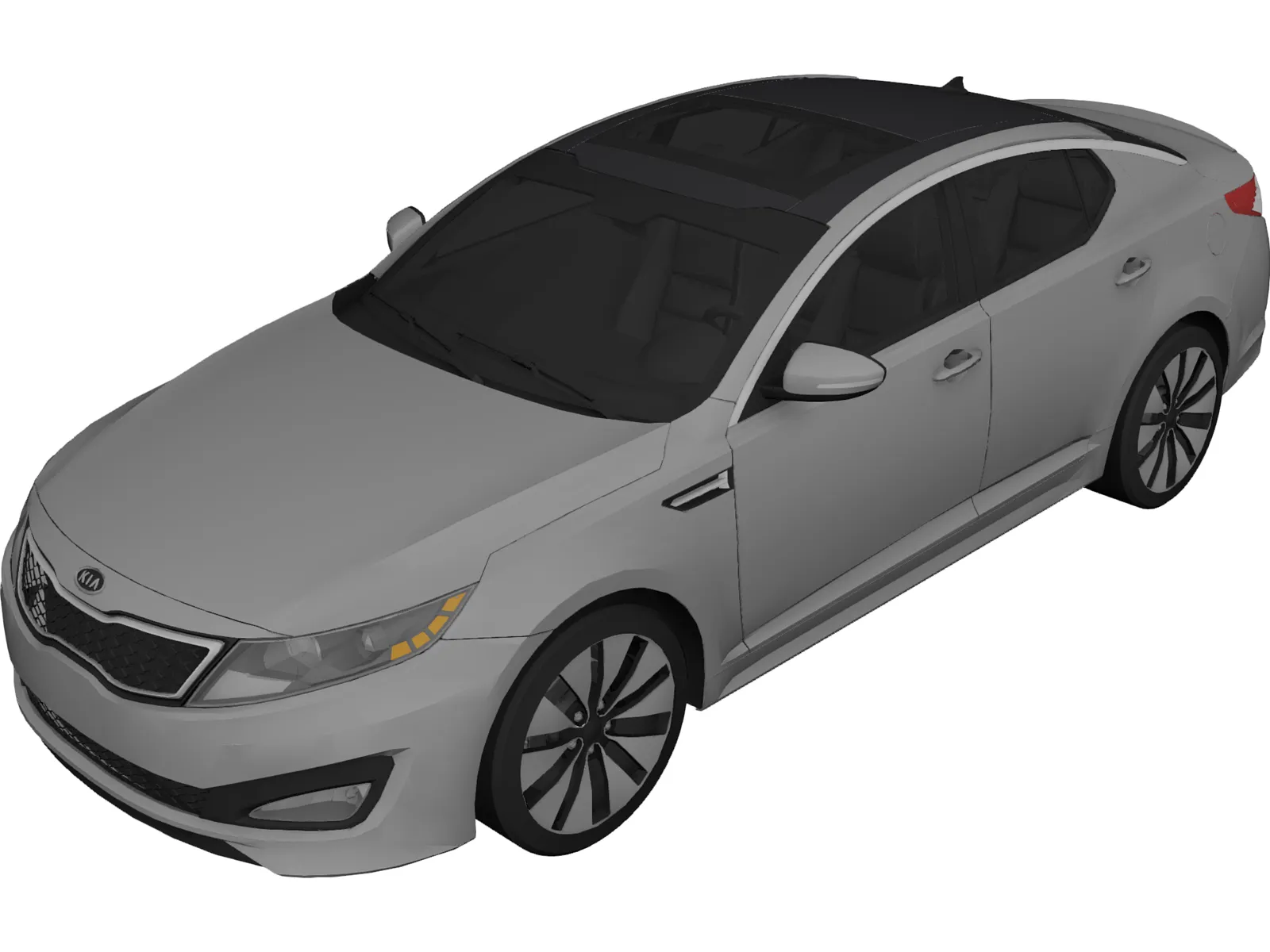 Kia Optima SX GDI 3D Model