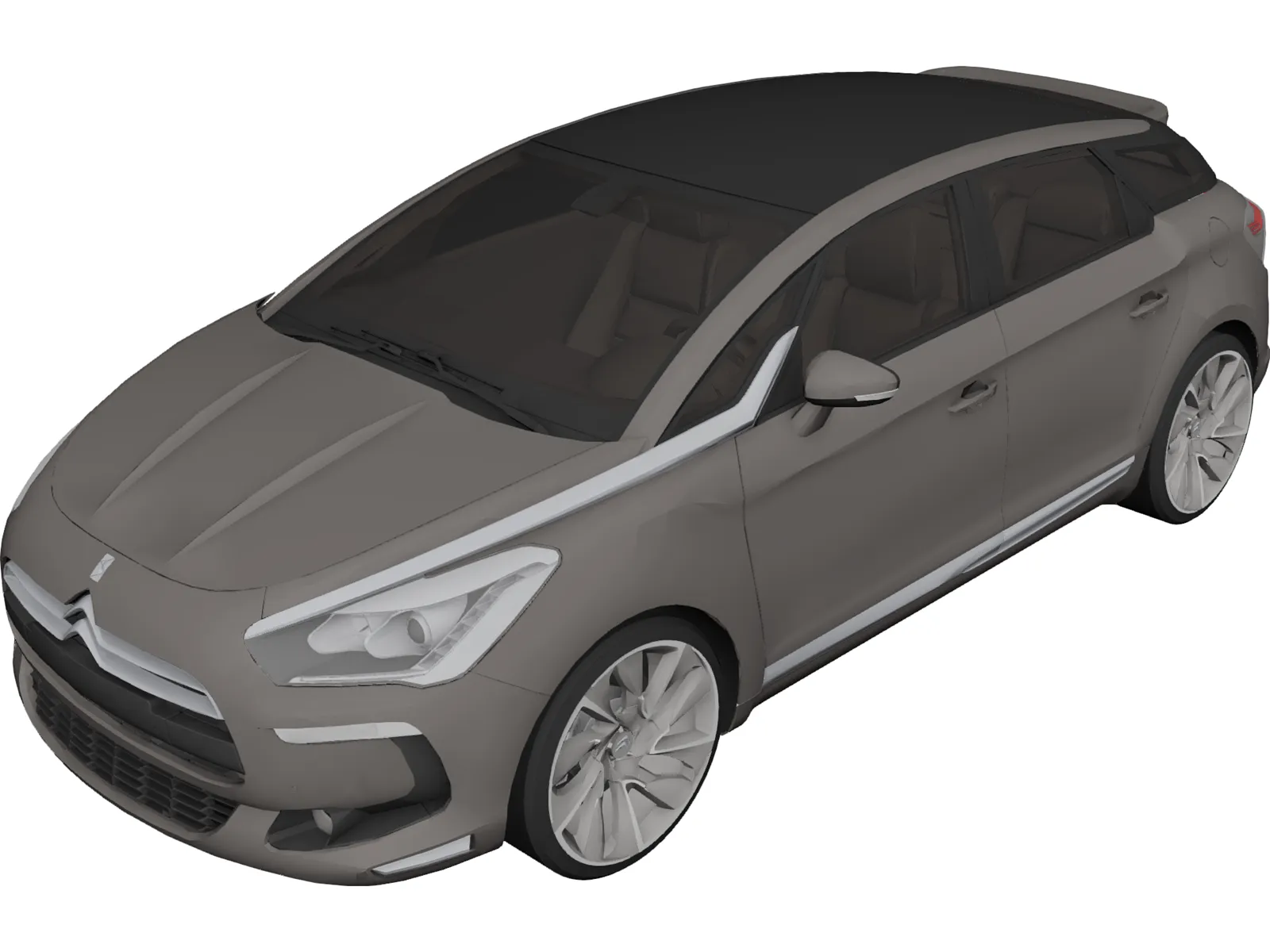 Citroen DS5 (2012) 3D Model