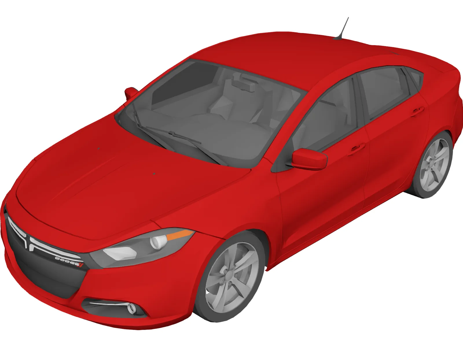 Dodge Dart GT (2013) 3D Model