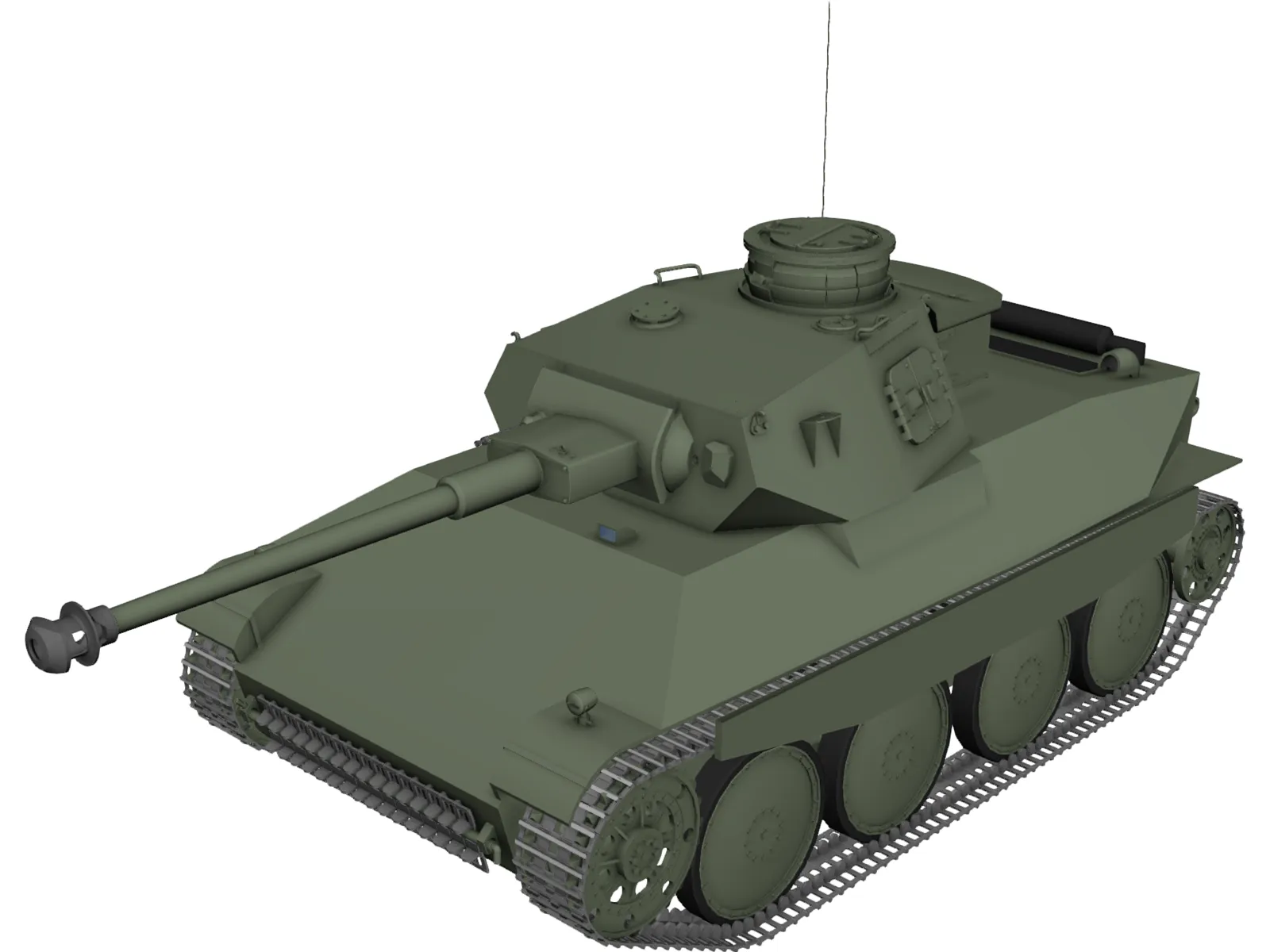 Panzer 38 3D Model