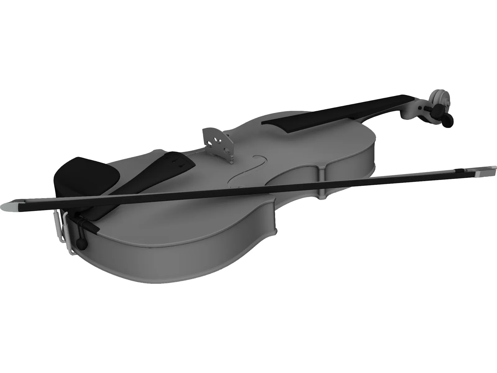 Violin 3D Model